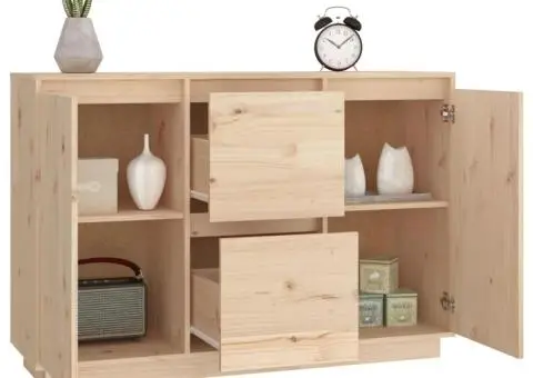 Servantă, 111x34x75 cm, lemn masiv de pin - 5/5