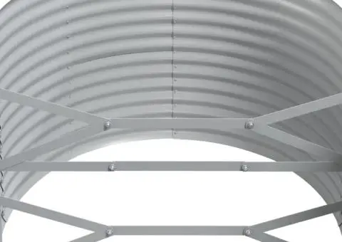 Strat înălțat grădină 249x100x68 cm oțel vopsit electrostatic - 5/5