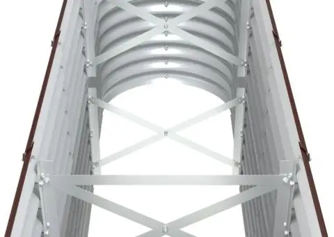 Strat înălțat grădină 332x40x68 cm oțel vopsit electrostatic - 5/5