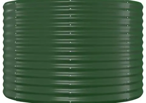 Strat înălțat grădină 175x100x68 cm oțel vopsit electrostatic - 4/5