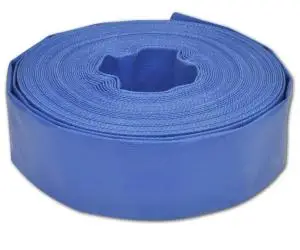 vidaXL Furtun plat, 25 m 1,5" PVC