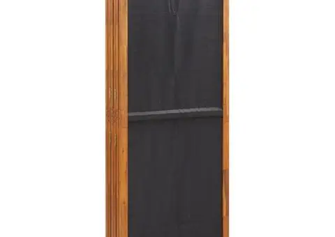 Paravan de cameră cu 6 panouri, negru, 420x180 cm - 5/5