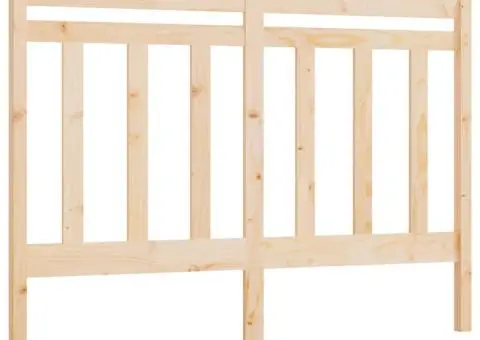 Tăblie de pat, 156x4x100 cm, lemn masiv de pin - 2/5