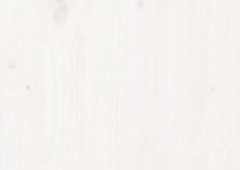 Tăblie de pat, alb, 80,5x4x100 cm, lemn masiv de pin - 4/5