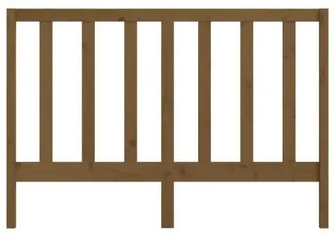 Tăblie de pat, maro miere, 166x4x100 cm, lemn masiv de pin - 4/5