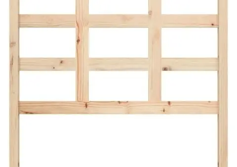 Tăblie de pat, 95,5x4x100 cm, lemn masiv de pin - 3/5