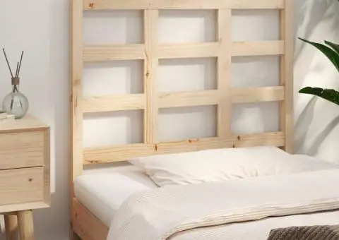 Tăblie de pat, 95,5x4x100 cm, lemn masiv de pin - 4/5