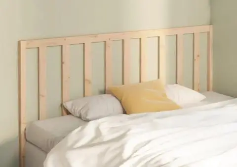 Tăblie de pat, 186x4x100 cm, lemn masiv de pin - 3/5