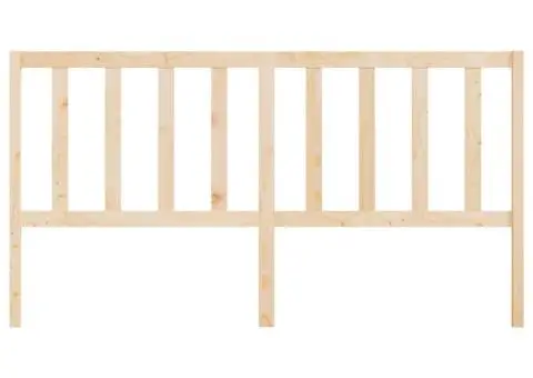 Tăblie de pat, 186x4x100 cm, lemn masiv de pin - 4/5