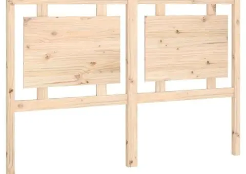 Tăblie de pat, 145,5x4x100 cm, lemn masiv de pin - 2/5