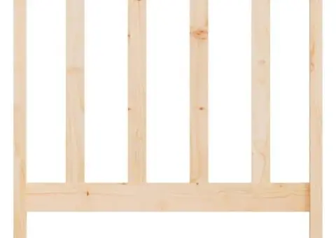 Tăblie de pat, 81x4x100 cm, lemn masiv de pin - 4/5