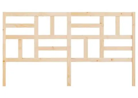 Tăblie de pat, 186x4x104 cm, lemn masiv de pin - 4/5