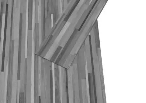 Plăci pardoseală autoadezive, lemn gri dungi, 2,51 m², 2 mm PVC - 4/5