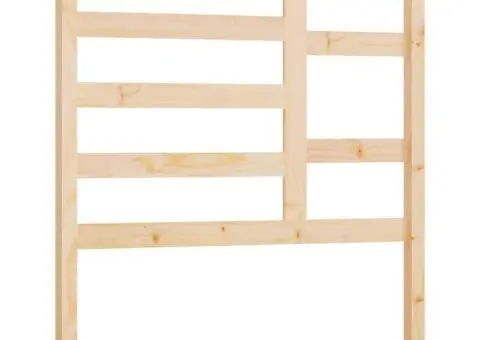 Tăblie de pat, 96x4x104 cm, lemn masiv de pin - 2/5