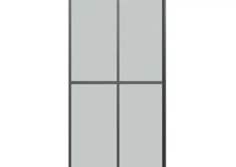 Paravan duș walk-in, 90x195 cm, sticlă securizată închisă - 3/5