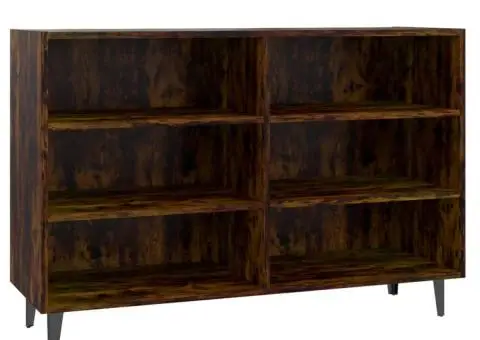 Servantă, stejar fumuriu, 103,5x35x70 cm, PAL - 2/5