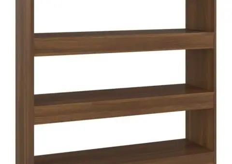 Bibliotecă/Separator cameră, stejar maro, 100x30x103 cm - 2/5