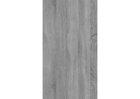 Bibliotecă/Separator cameră, gri sonoma, 80x30x72 cm, PAL - 4/5