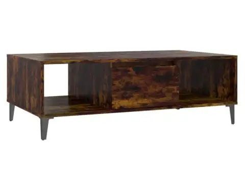 Măsuță de cafea, stejar fumuriu, 103,5x60x35 cm, lemn prelucrat - 2/5