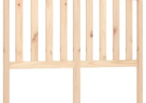 Tăblie de pat, 146x6x101 cm, lemn masiv de pin - 2/5