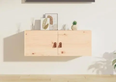 Dulap de perete, 80x30x30 cm, lemn masiv de pin - 1/5