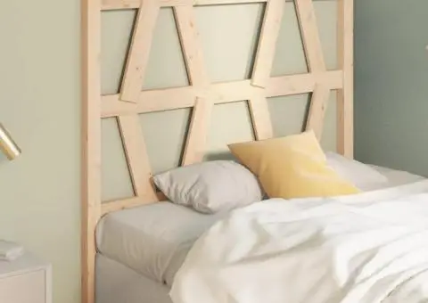 Tăblie de pat, 81x4x100 cm, lemn masiv de pin - 4/5