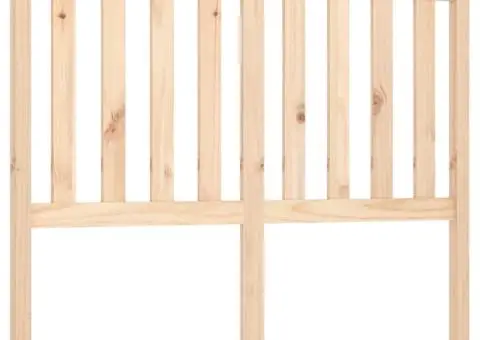 Tăblie de pat, 141x6x101 cm, lemn masiv de pin - 2/5