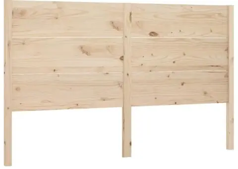 Tăblie de pat, 186x4x100 cm, lemn masiv de pin - 2/5