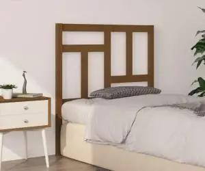 vidaXL Tăblie de pat, maro miere, 80,5x4x100 cm, lemn masiv de pin