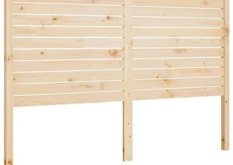 Tăblie de pat, 206x4x100 cm, lemn masiv de pin - 2/5