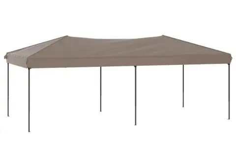 Cort pliabil pentru petreceri, gri taupe, 3x6 m - 2/5