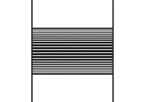 Paravan de duș walk-in negru 115x195 cm sticlă ESG transparentă - 3/5