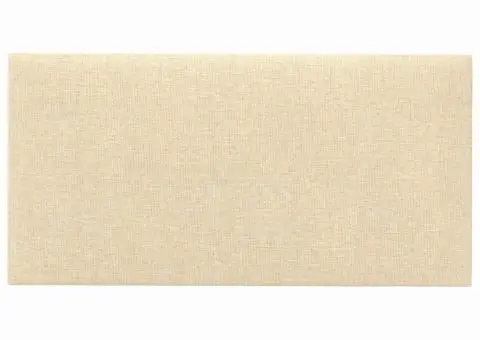 Panouri de perete 12 buc. crem 30x15 cm textil 0,54 m² - 3/5
