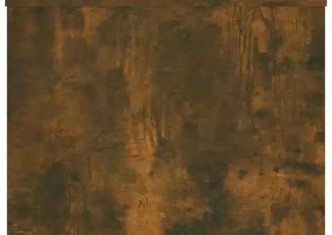 Măsuță de cafea, stejar fumuriu, 80x55,5x41,5cm, lemn prelucrat - 5/5