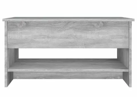 Măsuță de cafea, gri sonoma, 80x50x40 cm, lemn prelucrat - 5/5