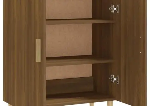 Servantă, stejar maro, 70x34x90 cm, lemn prelucrat - 5/5