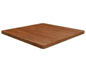 vidaXL Blat de masă pătrat maro închis 90x90x4 cm lemn stejar tratat