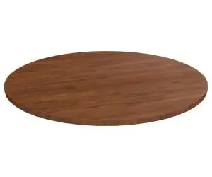 vidaXL Blat de masă rotund maro închis Ø90x1,5 cm lemn stejar tratat