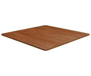vidaXL Blat de masă pătrat maro închis 80x80x1,5 cm lemn stejar tratat