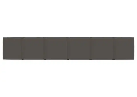 Panouri de perete 12 buc. gri închis 90x15 cm textil 1,62 m² - 5/5