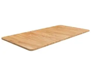 vidaXL Blat de baie, maro deschis, 100x50x1,5 cm, lemn masiv tratat