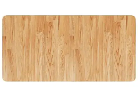 Blat de baie, maro deschis, 100x50x1,5 cm, lemn masiv tratat - 2/4