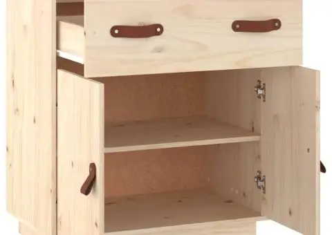 Servantă, 65,5x40x75 cm, lemn masiv de pin - 4/5