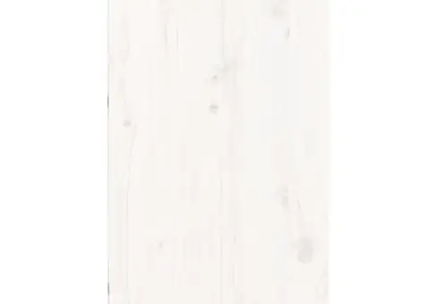 Dulap, alb, 100x40x75 cm, lemn masiv de pin - 5/5