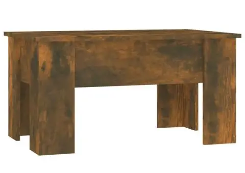 Măsuță de cafea, stejar fumuriu, 79x49x41 cm, lemn prelucrat - 2/5