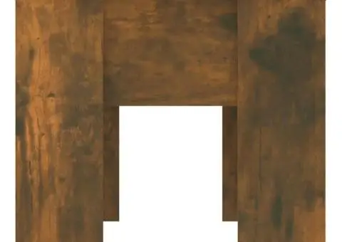 Măsuță de cafea, stejar fumuriu, 79x49x41 cm, lemn prelucrat - 4/5