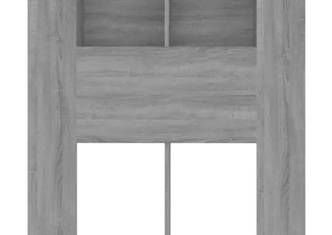 Dulap tăblie, gri sonoma, 100x18,5x102,5 cm - 4/5