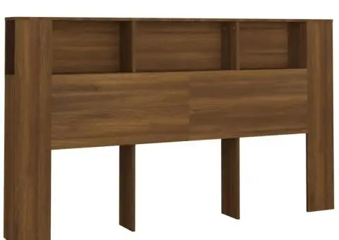 Dulap tăblie, stejar maro, 180x18,5x104,5 cm - 2/5