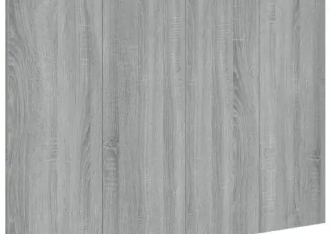 Tăblie de pat, gri sonoma, 120x1,5x80 cm, lemn compozit - 2/5