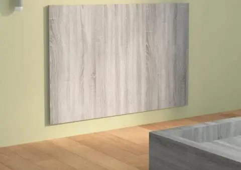 Tăblie de pat, gri sonoma, 120x1,5x80 cm, lemn compozit - 4/5